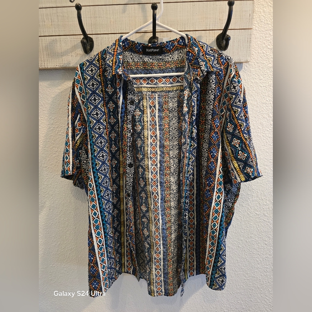 Vatepave Men's Button Up Shirt